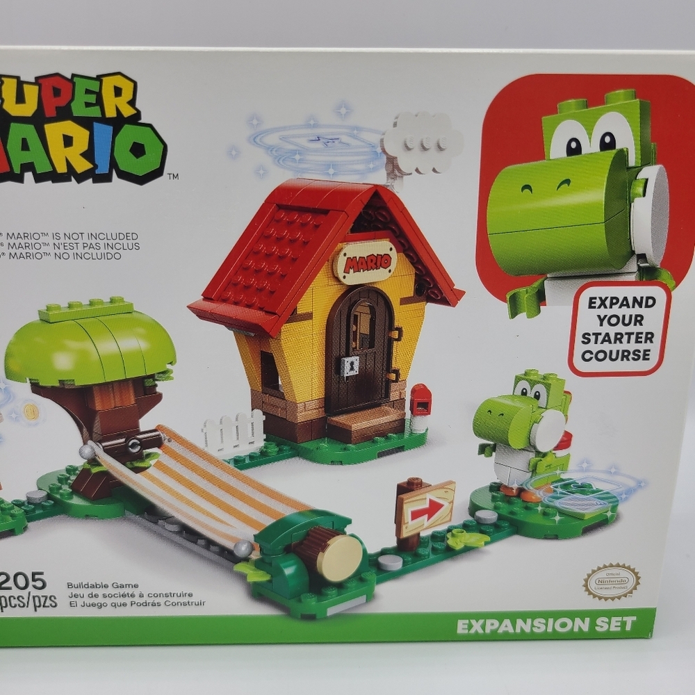 Lego Super Mario Mario's House & Yoshi Expansion Set 71367 205 pc New in Box - Picture 2 of 13
